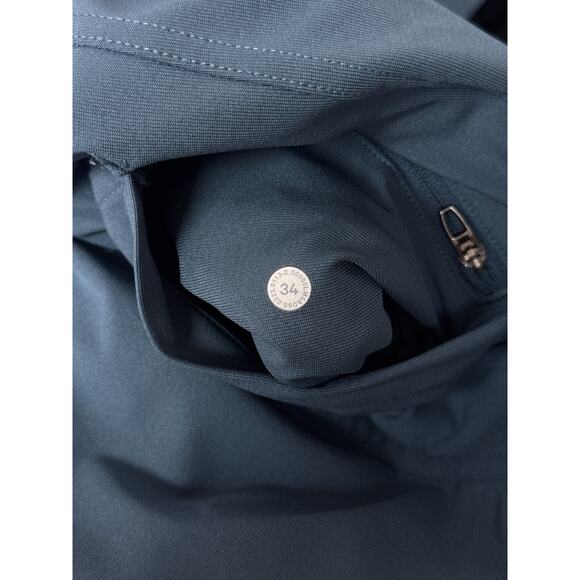 Lululemon ABC Pants 34 x 28 Mens Warpstreme Atlantic Blue - Picture 7 of 7